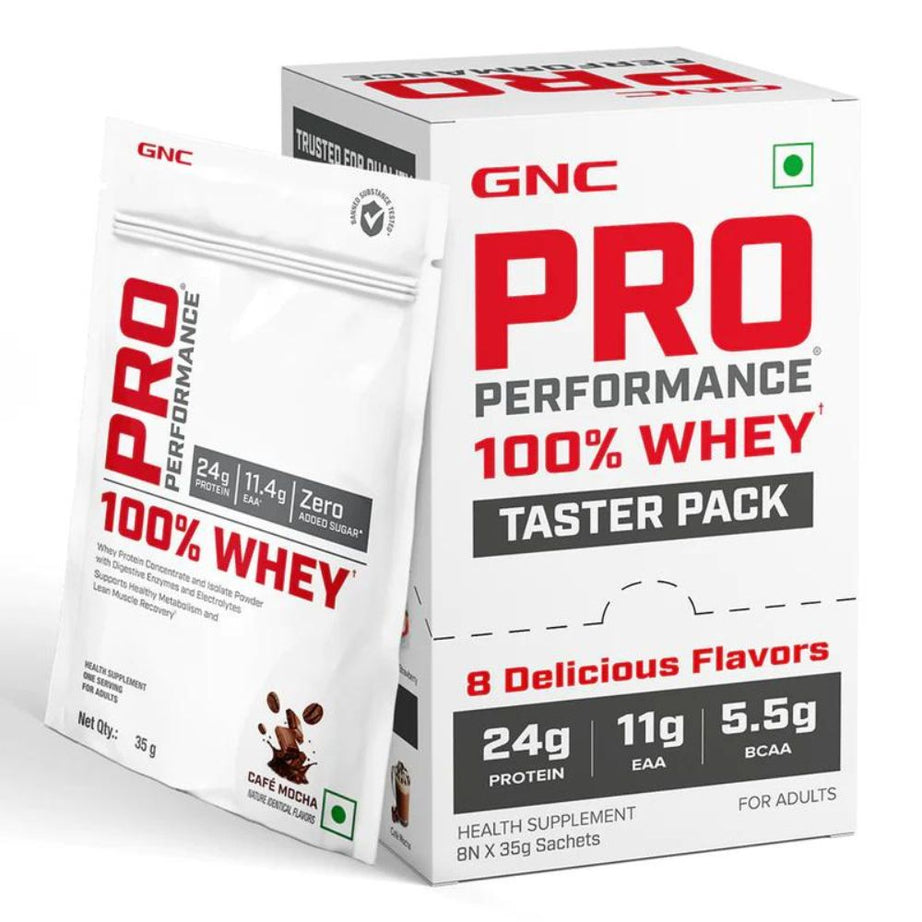 GNC Pro Performance 100% Whey Protein Taster Pack